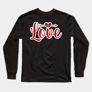 Valentine's Day Stickers - Love Long Sleeve T-Shirt